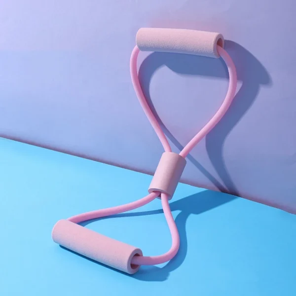 Resistance band เชือกดึงออกกำลังกาย สีพาสเทล ชมพู
